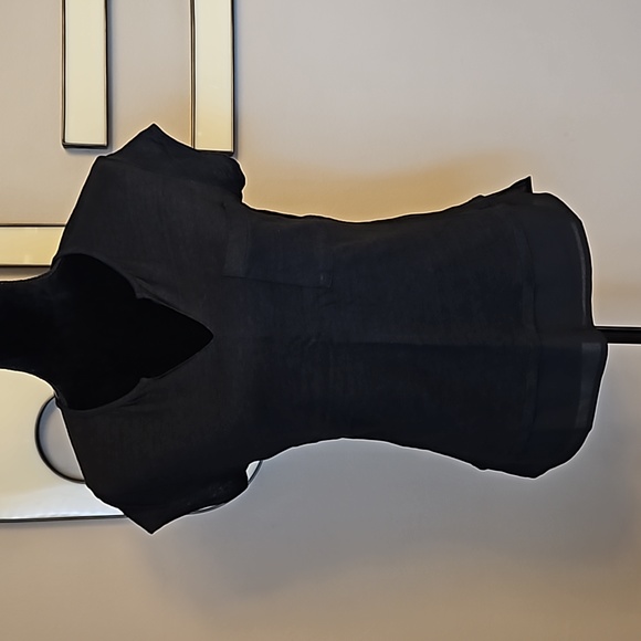 Sanctuary Linen and Sheer T-shirt - Picture 1 of 8